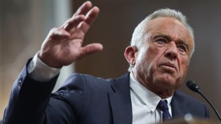 Robert F. Kennedy Jr., U.S. President Trump’s nominee to be secretary of Health and Human Services, testifies before a Senate Finance Committee confirmation hearing on Capitol Hill in Washington, U.S., Jan. 29, 2025. 