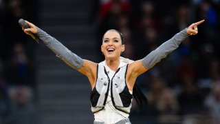 Katy Perry performs during the opening ceremony of the 2025  Invictus Games  at BC Place on February 08, 2025 in Vancouver, British Columbia. 