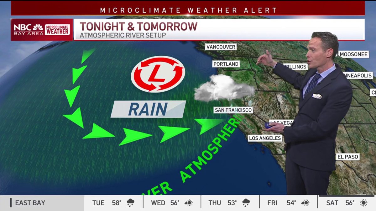Jeff’s Forecast: Heavy rain and flood concern – NBC Bay Area