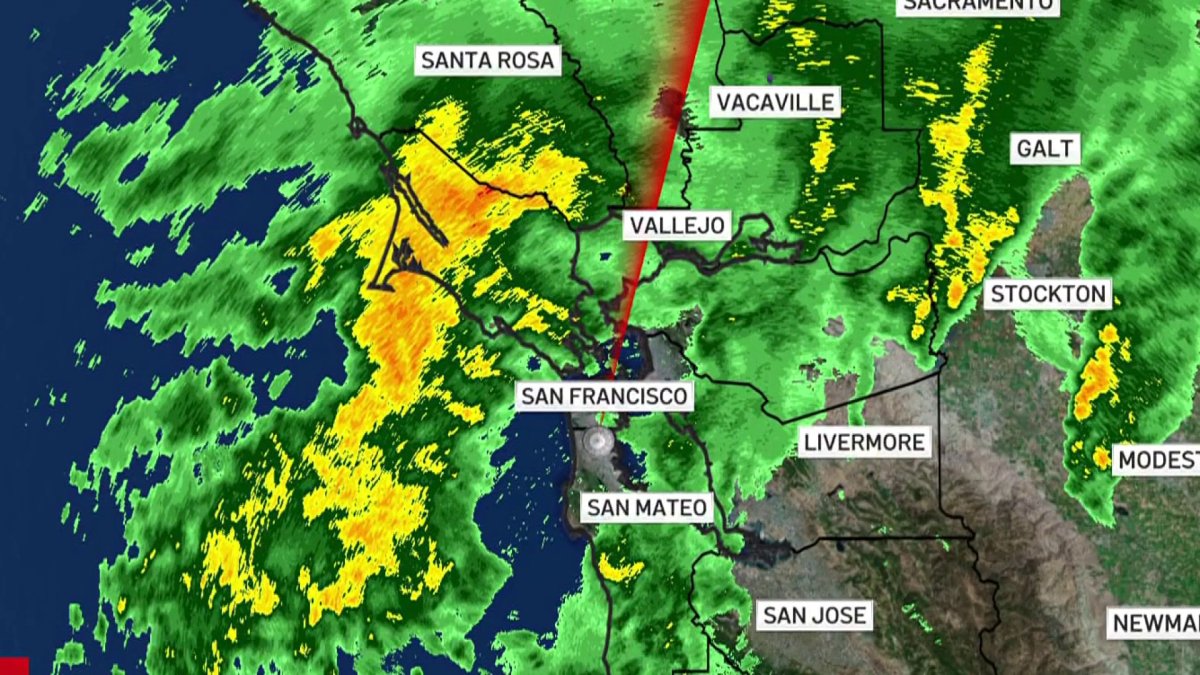 Widespread rain in the Bay Area – NBC Bay Area