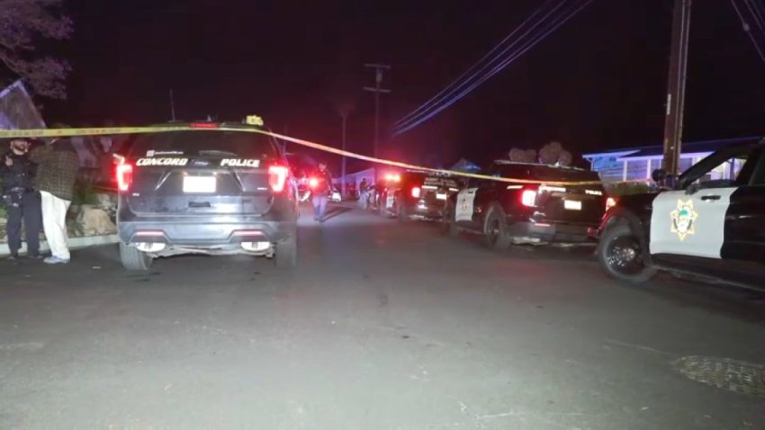 Concord police respond to a scene near Willow Pass Road and Natoma Drive. (Feb. 18, 2025)