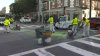 Crews begin dismantling the Valencia Bikeway Project in SF