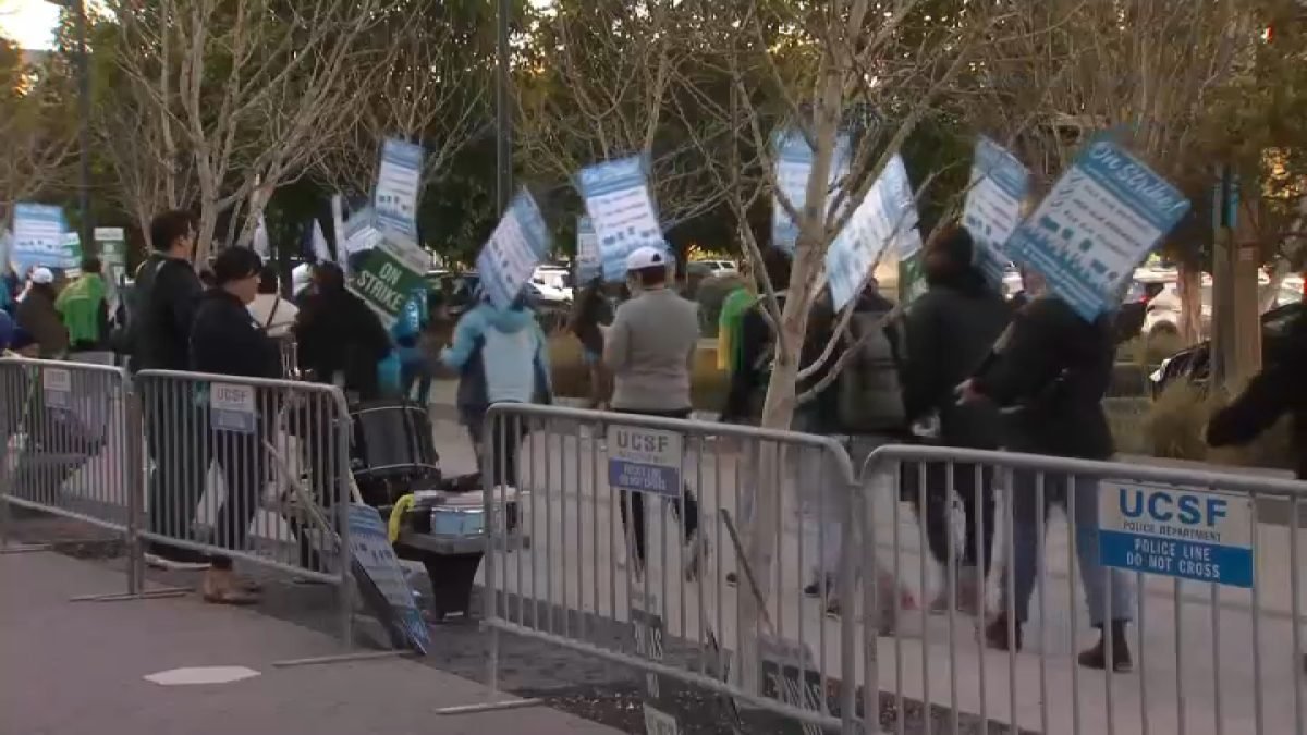 UC workers return to picket lines for Day 2 of strike – NBC Bay Area