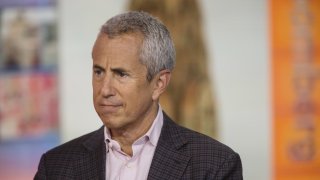 Danny Meyer, founder and chief executive officer of the Union Square Hospitality Group LLC, listens during a Bloomberg Television interview in New York, U.S., on Tuesday, Aug. 15, 2017.