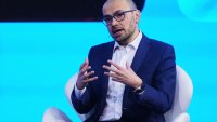 Google DeepMind co-founder and Chief Executive Officer Demis Hassabis speaks during the Mobile World Congress, the telecom industry’s biggest annual gathering, in Barcelona, Spain, Feb. 26, 2024.