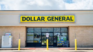 The exterior of a Dollar General convenience store on August 30, 2024 in Austin, Texas.