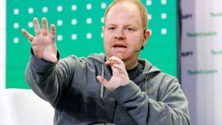 Co-founder & CEO of Rippling Parker Conrad speaks onstage during the TechCrunch Disrupt conference in San Francisco on Oct. 20, 2022
