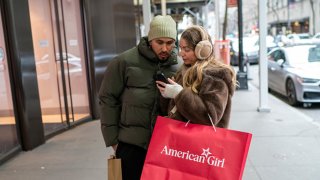 Shoppers in New York City, U.S., on Feb. 2, 2025.