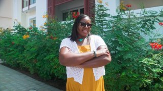 Nicole Brewer, 43, is an ESL teacher at a university in Nizwa, Oman.