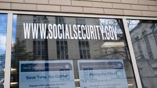 A Social Security Administration (SSA) office in Washington, DC, March 26, 2025.