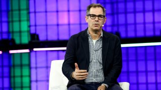 Michael Intrator, co-founder and CEO of CoreWeave, speaks at Web Summit in Lisbon, Portugal, on Nov. 13, 2024.