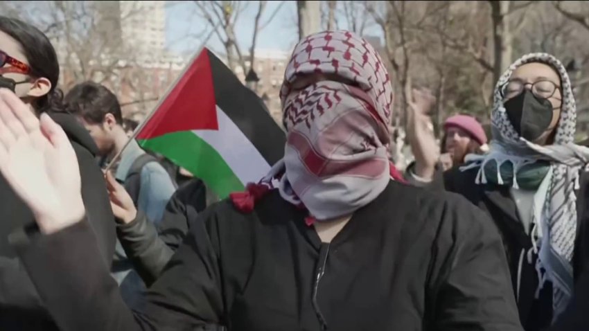 Arrests made as protesters demand release of Mahmoud Khalil