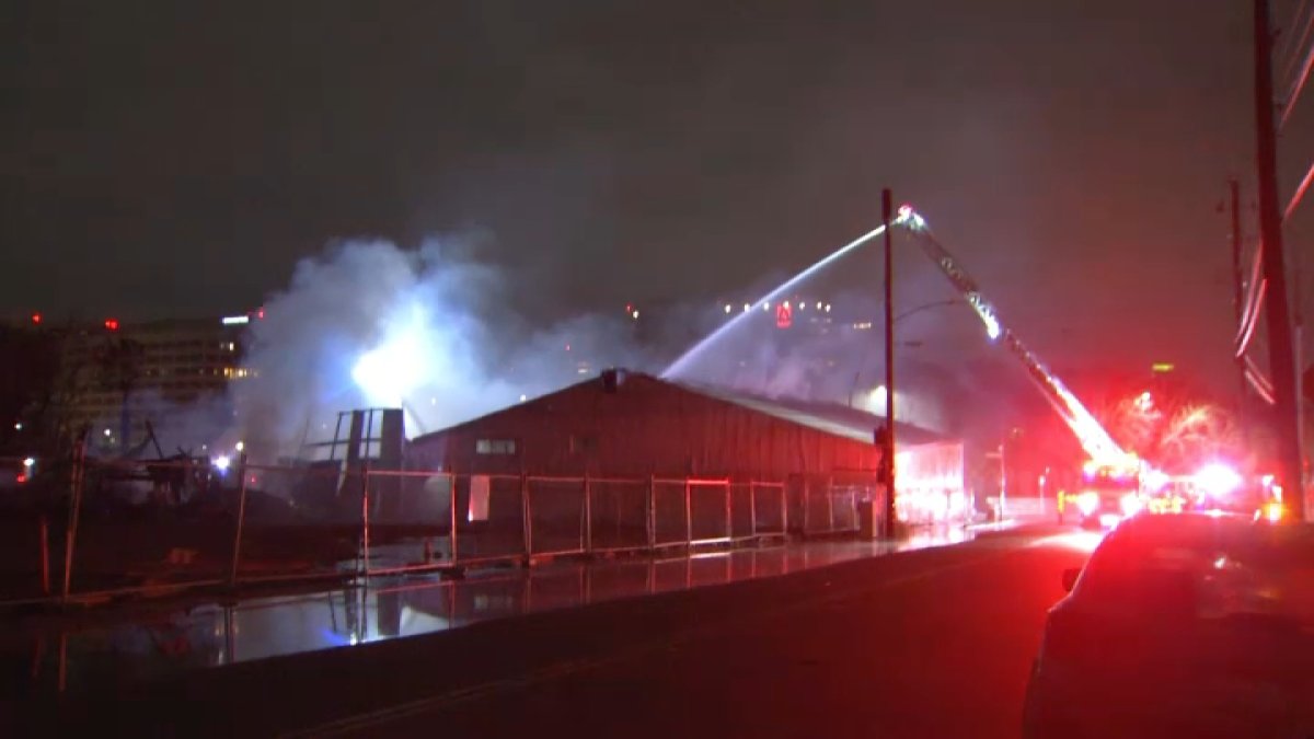 Fire burns 2 abandoned buildings in downtown San Jose – NBC Bay Area