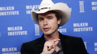 Kimbal Musk, co-founder of The Kitchen Community, speaks during the annual Milken Institute Global Conference in Beverly Hills, California, May 3, 2016.