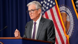U.S. Federal Reserve Chair Jerome Powell speaks at a press conference, following a two-day meeting of the Federal Open Market Committee on interest rate policy, in Washington, D.C., U.S., March 19, 2025. 