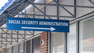 A Social Security Administration (SSA) office in Washington, DC, March 26, 2025.
