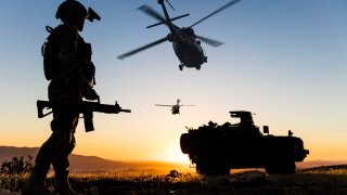 Asian and European defense stocks have been outperforming their U.S. counterparts.