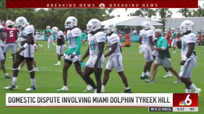 Miami Dolphins' Tyreek Hill involved in domestic dispute with wife: Police