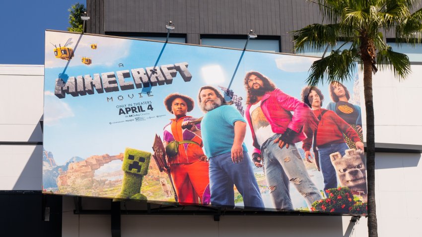 'A Minecraft Movie' billboard