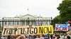 Protesters rally outside White House amid nationwide anti-Trump demonstrations