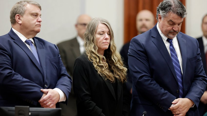 FILE - Lori Vallow Daybell stands and listens as the jury's verdict is read at the Ada County Courthouse in Boise, Idaho on Friday, May 12, 2023.