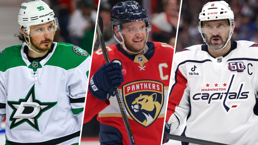 Matt Duchene, Aleksander Barkov and Alex Ovechkin