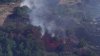 Brush fire burns in San Jose's Almaden Valley