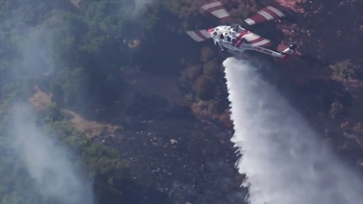 Brush fire burns in South San Jose – NBC Bay Area