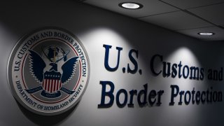 The US Customs and Border Protection (CBP) headquarters in Washington, DC, US, on Wednesday, May 10, 2023. Mayorkas provided an update on planning and operations ahead of the lifting of the Title 42 public health order. Photographer: Al Drago/Bloomberg via Getty Images