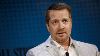 George Kurtz, co-founder and chief executive officer of Crowdstrike Inc., speaks during the Montgomery Summit in Santa Monica, California, U.S., on Wednesday, March 8, 2017.