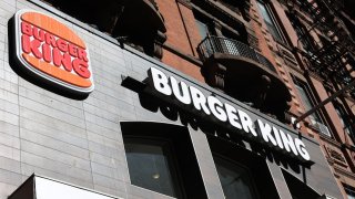 A Burger King restaurant is seen on October 25, 2024 in New York City.
