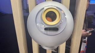 The Orb on display at World Network’s “At Last” event in San Francisco on April 30, 2025.