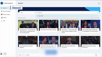 Searching video and audio