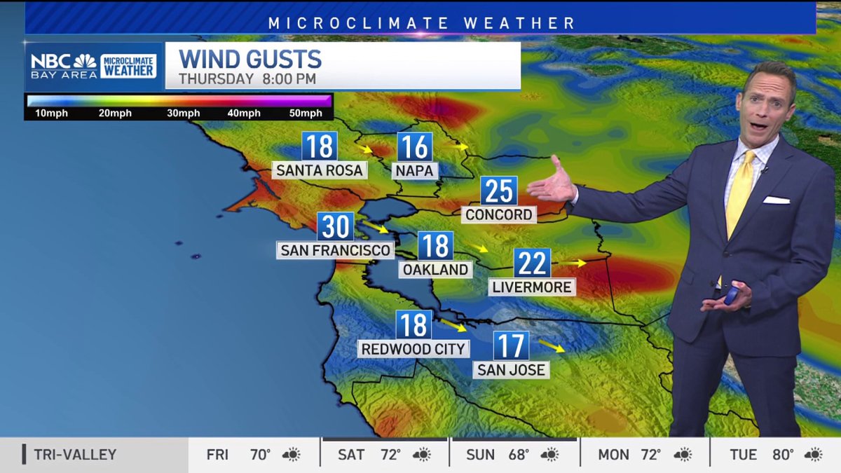 Jeff’s Forecast: How much cooler Memorial Day Weekend – NBC Bay Area