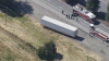 Driver dies after crashing into parked big-rig in Fremont