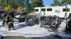 EV catches fire in Mountain View parking lot, blaze spreads to 3 other cars