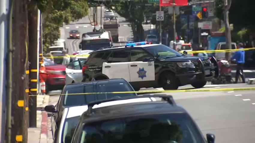 San Francisco police investigate a deadly shooting.