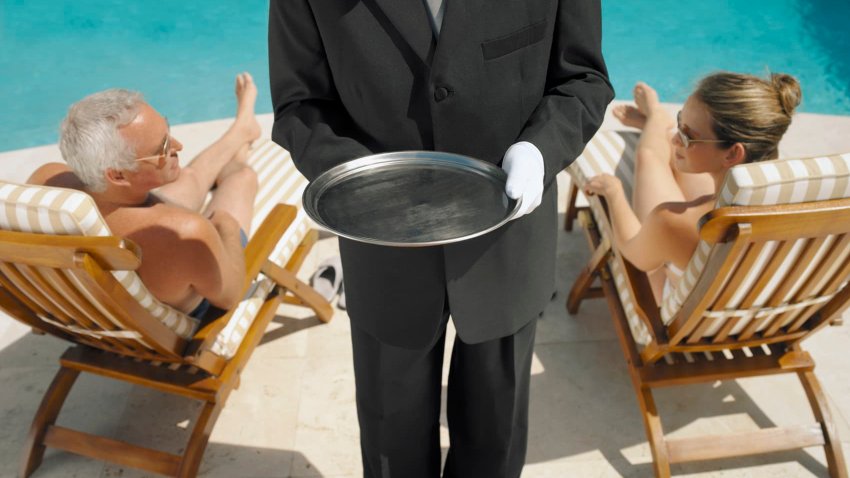 Some hotels deal with traveler etiquette lapses by providing subtle cues, while others use a more heavy-handed approach.
