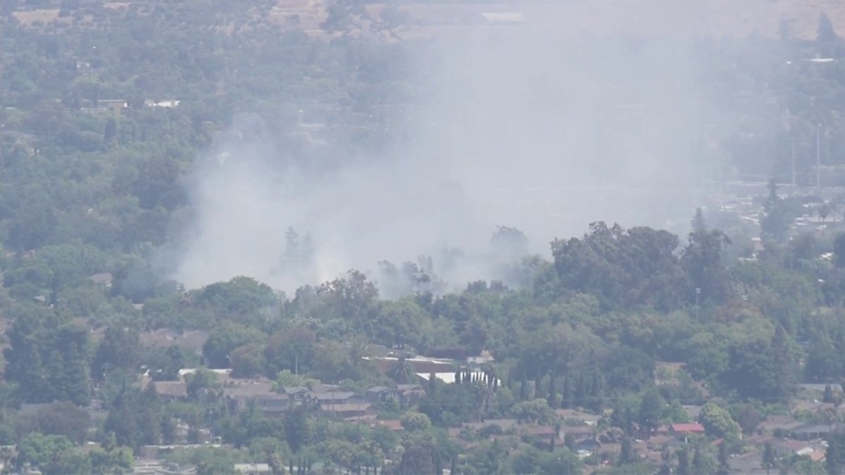 Watch: Crews battle brush fire in San Jose – NBC Bay Area