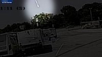 FIreball streaks across sky