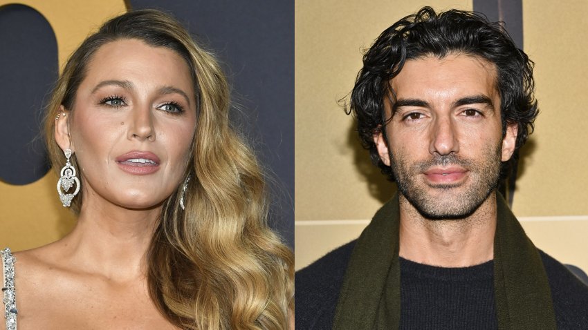 FILE - Blake Lively appears at the SNL50: The Anniversary Special at Rockefeller Plaza in New York on Feb. 16, 2025, left, and Justin Baldoni appears at a special screening of "The Boys in the Boat" in New York on Dec. 13, 2023.