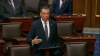 Padilla says in Senate ‘it's time to wake up' after forced removal from Noem's event