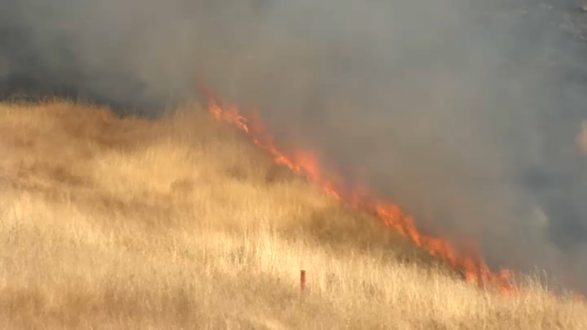 File image of brush burning.
