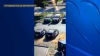 Caught on camera: Suspect throws rocks at Pittsburg police cars