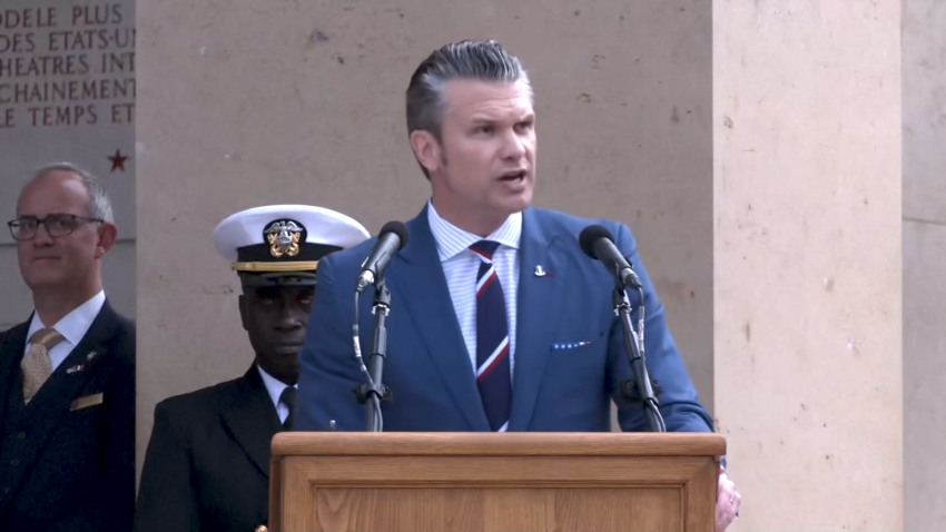 Pete Hegseth delivers D-Day speech