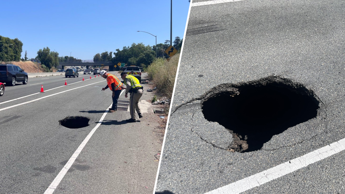 Sinkhole prompts closure of I-880 off-ramp in San Jose – NBC Bay Area