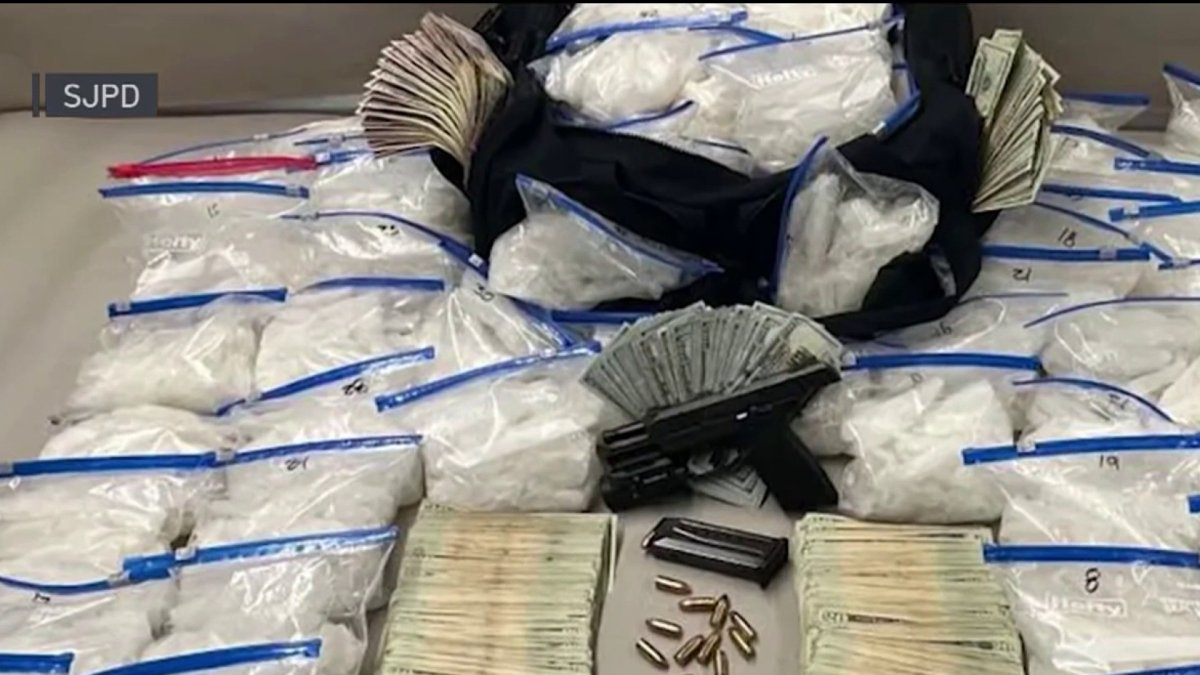 San Jose bust yields 62 pounds of meth, $28K in cash, stolen IDs – NBC ...