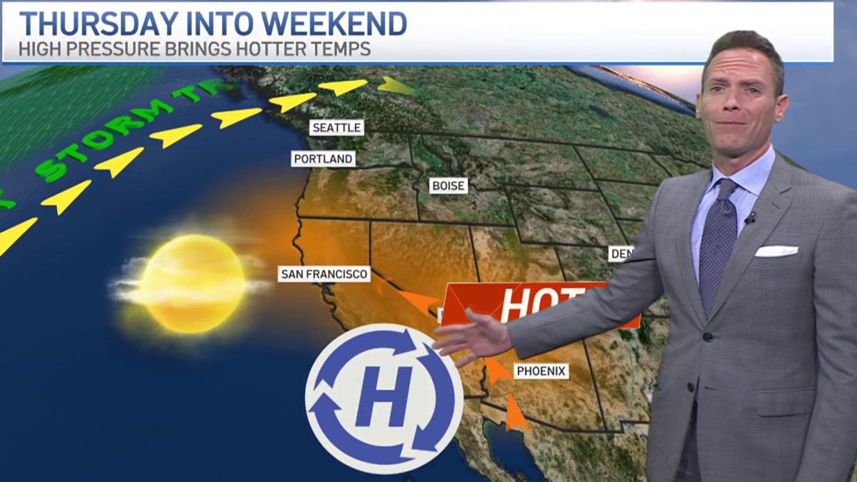 Forecast: Temps reach near 100 soon – NBC Bay Area