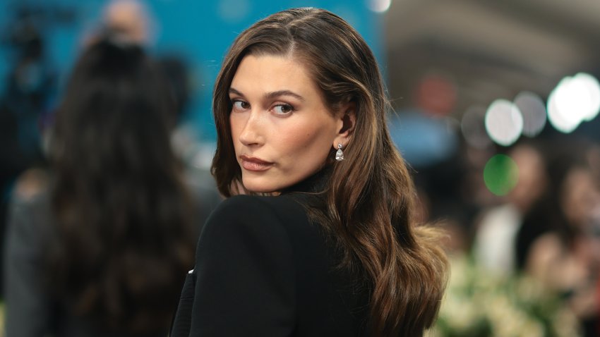 File. Hailey Bieber attends the 2025 Met Gala Celebrating “Superfine: Tailoring Black Style” at Metropolitan Museum of Art on May 05, 2025 in New York City.