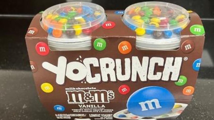 Recalled YoCrunch yogurt